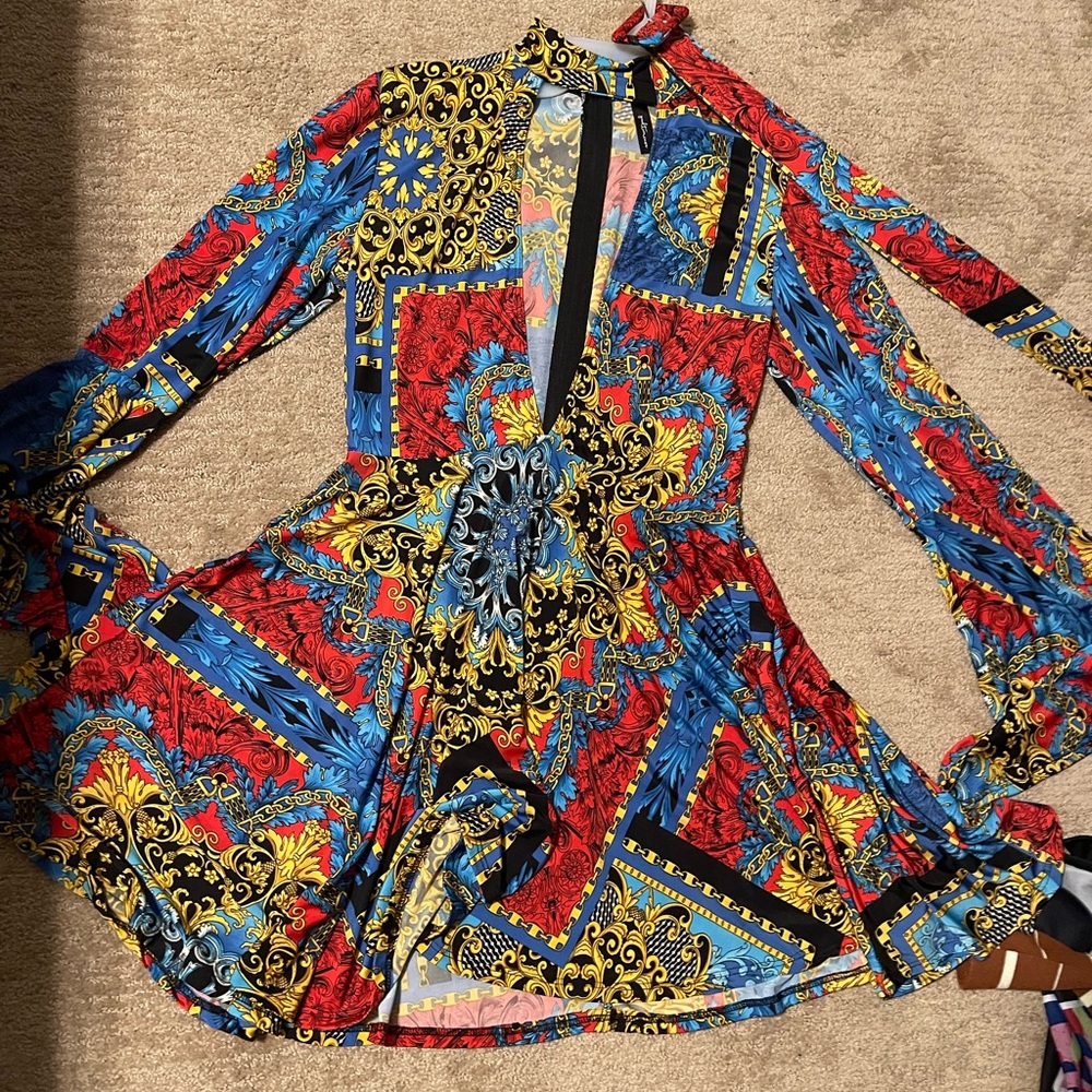 Dress with belt- BRAND NEW